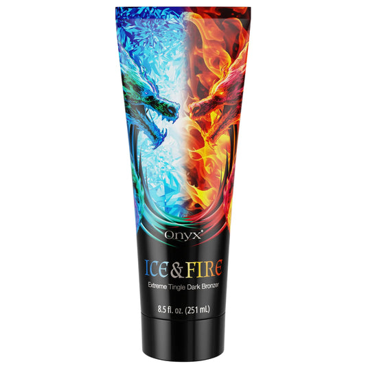 Onyx Ice &amp; Fire Tingle Bronzer mit kühlendem und prickelndem Effekt zum Bräunen