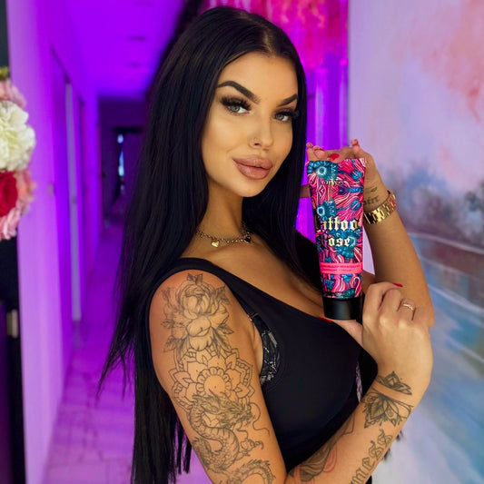 Tattoo Rose Sonnenbank Bräunungsbeschleuniger für Frauen mit Tattoo-Pflege